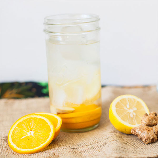 Orange detox water